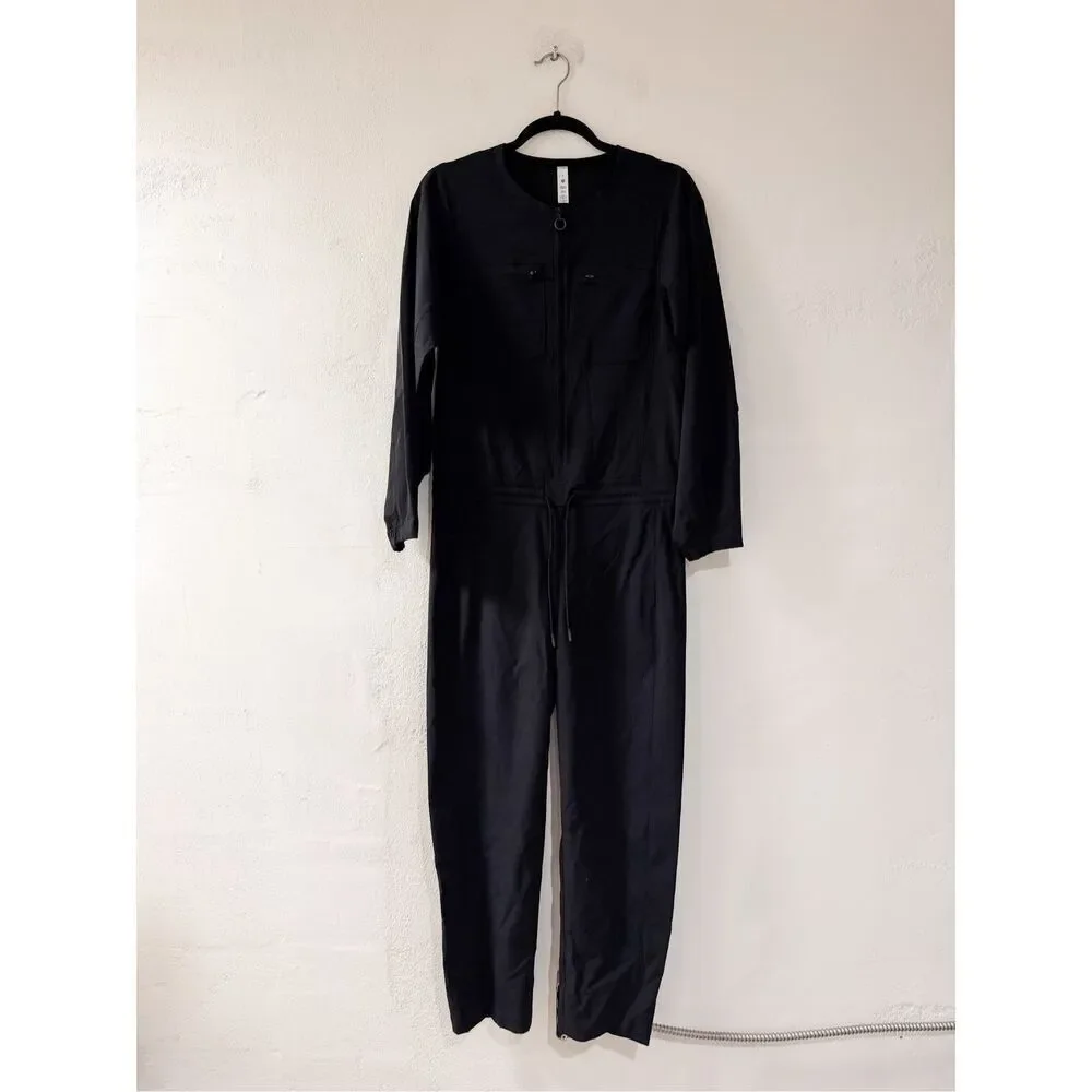 Lululemon Ventlight Zippered Jumpsuit in Black Size 4